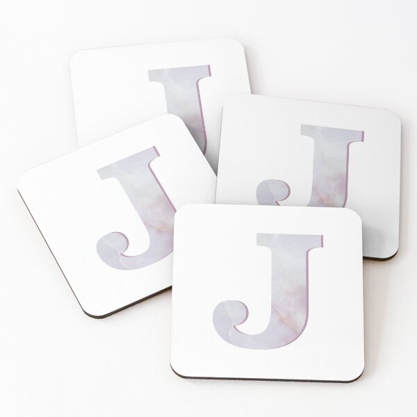 Item preview, Rose Quartz Monogram Letter J designed and sold by avion-en-papier.
