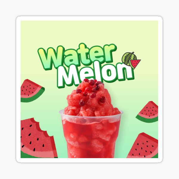 "Korean Water melon." Sticker for Sale by thebestinkorea Redbubble