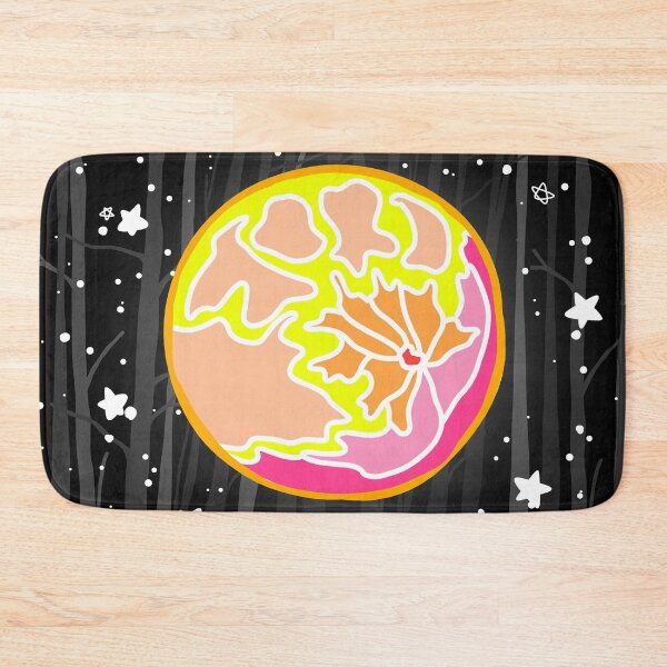 Item preview, Full moon in the Fall mountain trees designed and sold by HibouMagique.