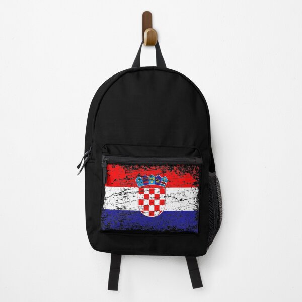 Item preview, Croatia Croatian flag flag used look designed and sold by GeogDesigns.