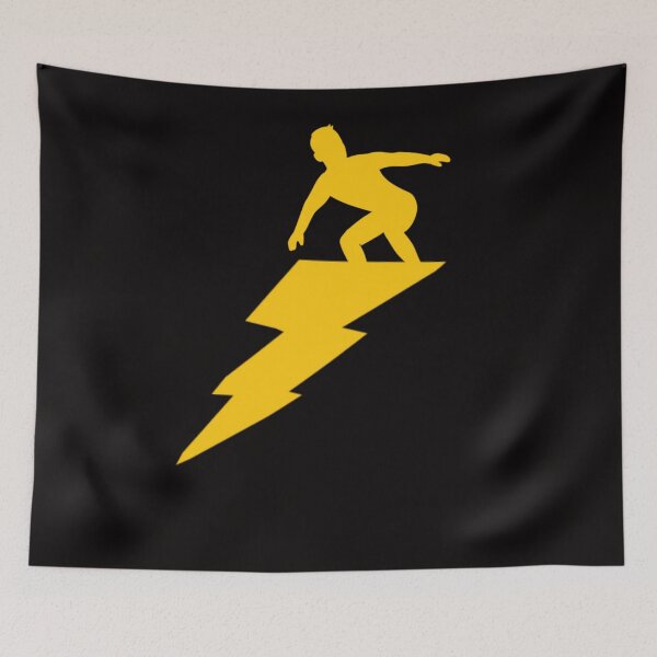 Item preview, Ridin' on the Edge of a Lightning Bolt designed and sold by The Masked Designer.