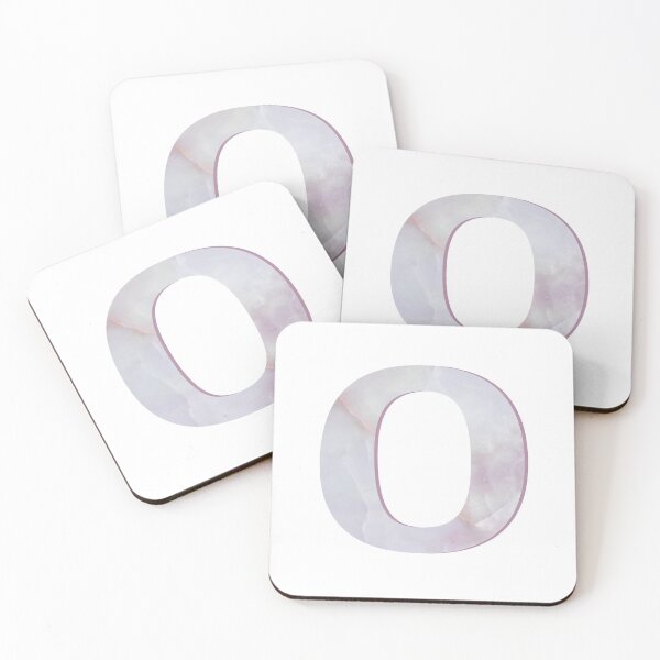 Item preview, Rose Quartz Monogram Letter O designed and sold by avion-en-papier.