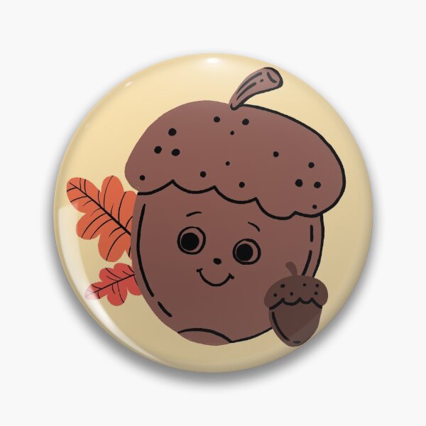 Artikelvorschau, Kawaii Happy Acorn entworfen und verkauft von OhMyStarling.