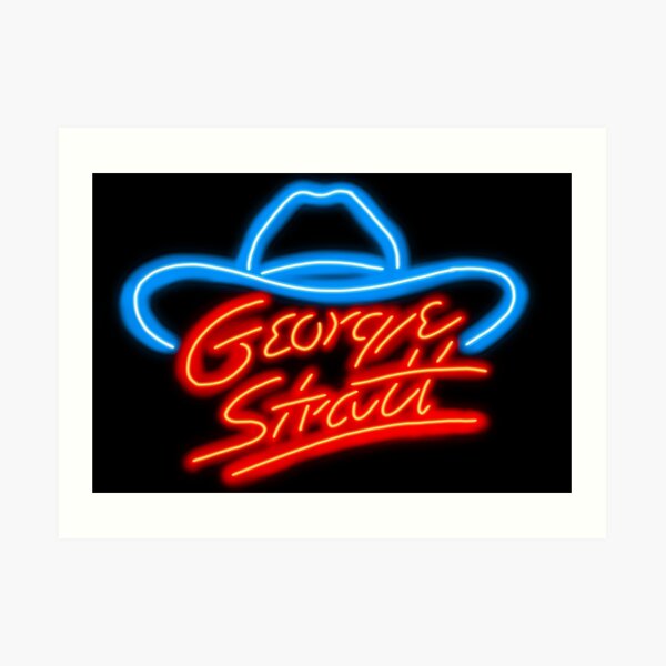 George Strait- the KING of country music Art Print