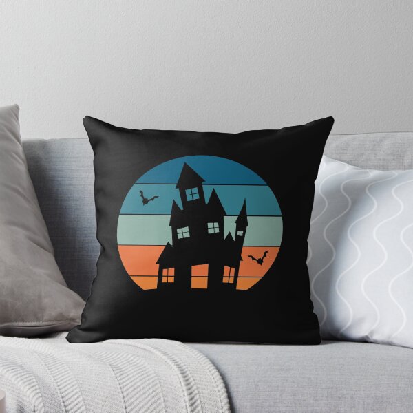 Item preview, Retro Halloween Hunted House designed and sold by PixelCookieDsgn.