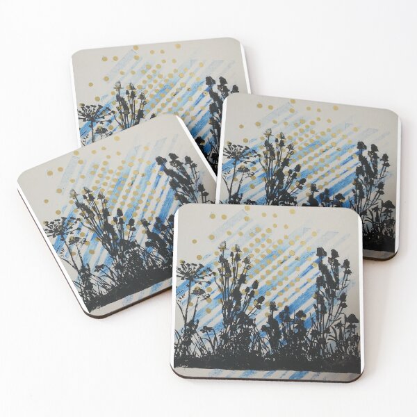 Item preview, Original Abstract Wildflowers Silhouette designed and sold by TheMoon-Bear.