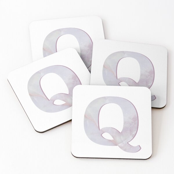 Item preview, Rose Quartz Monogram Letter Q designed and sold by avion-en-papier.