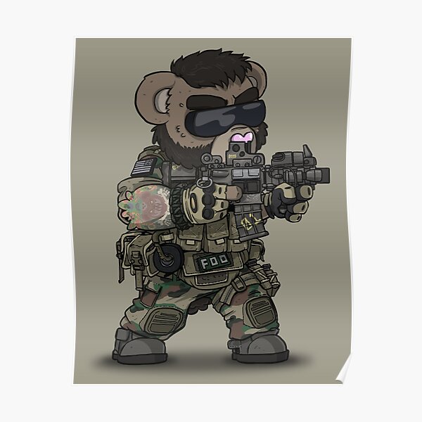 FOO-BEAR (Tan) Poster