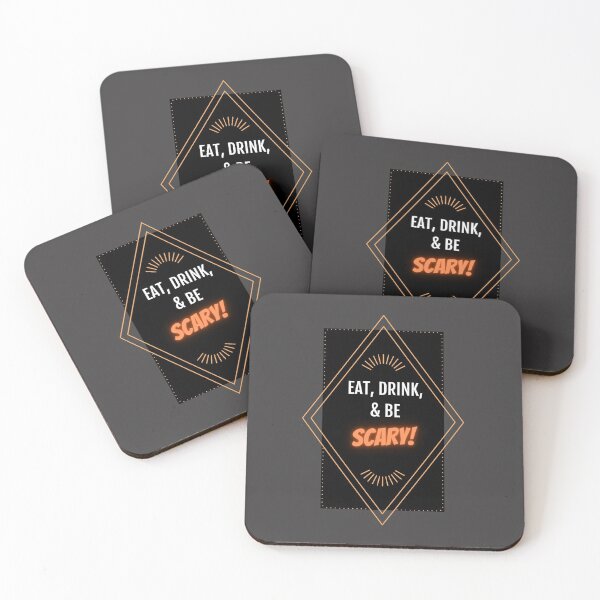 Item preview, Eat, Drink & Be Scary designed and sold by PunkyMoms.