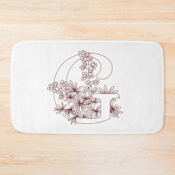Item preview, Floral wreath Monogram G (initial)  designed and sold by Slangt-shirt.