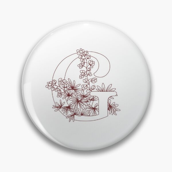 Item preview, Floral wreath Monogram G (initial)  designed and sold by Slangt-shirt.