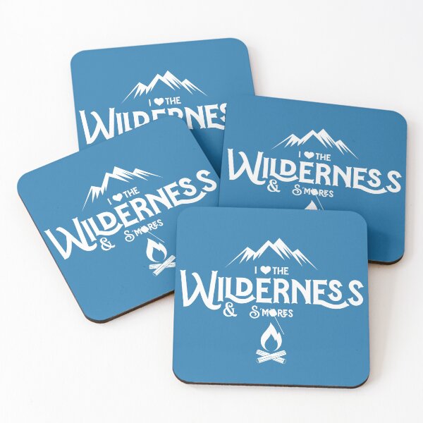 Item preview, I Love the Wilderness and S'mores designed and sold by RhoaDesigns.