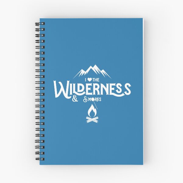 Item preview, I Love the Wilderness and S'mores designed and sold by RhoaDesigns.