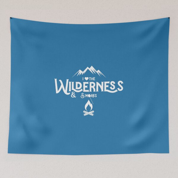 Item preview, I Love the Wilderness and S'mores designed and sold by RhoaDesigns.
