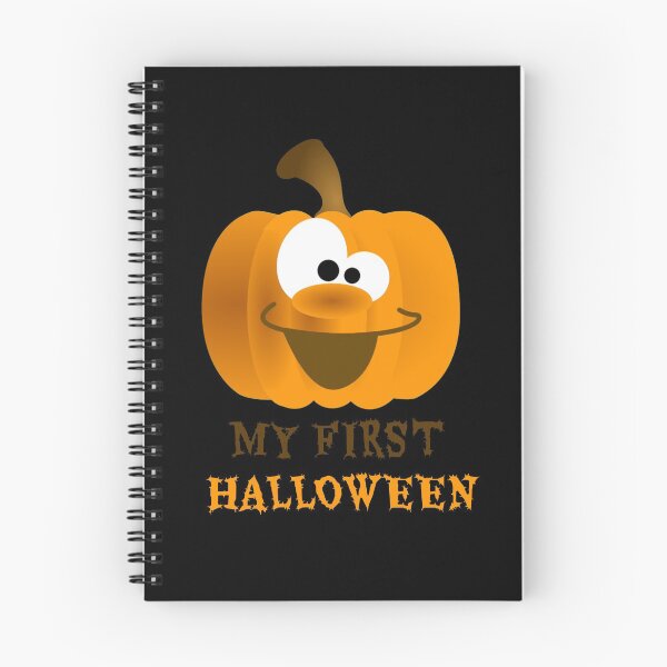 Item preview, My first halloween happy smiling pumpkin for kids  designed and sold by portrait4you.