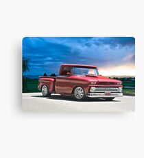 1966 Chevrolet 'Stepside' Pick Up Canvas Print