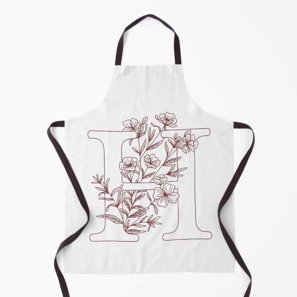 Item preview, Floral wreath Monogram H (initial) designed and sold by Slangt-shirt.