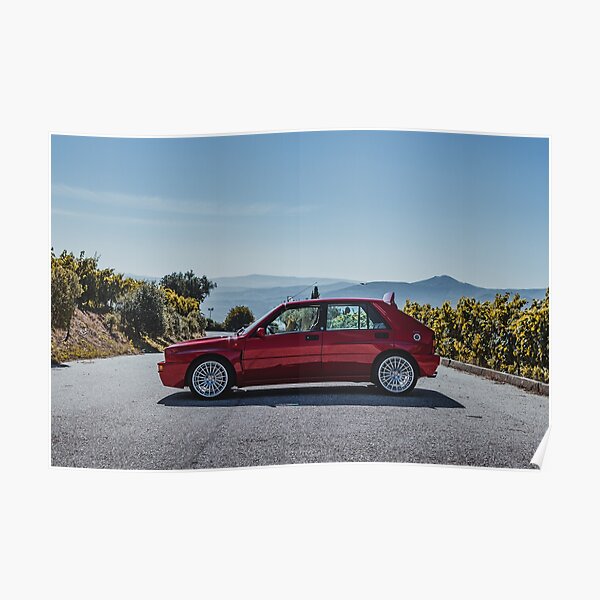 Lancia Delta HF Integrale Poster