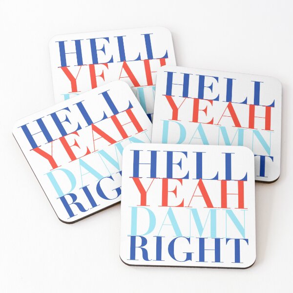 Item preview, hell yeah damn right designed and sold by actuck.