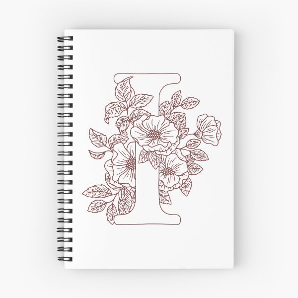 Item preview, Floral wreath Monogram I (initial)  designed and sold by Slangt-shirt.
