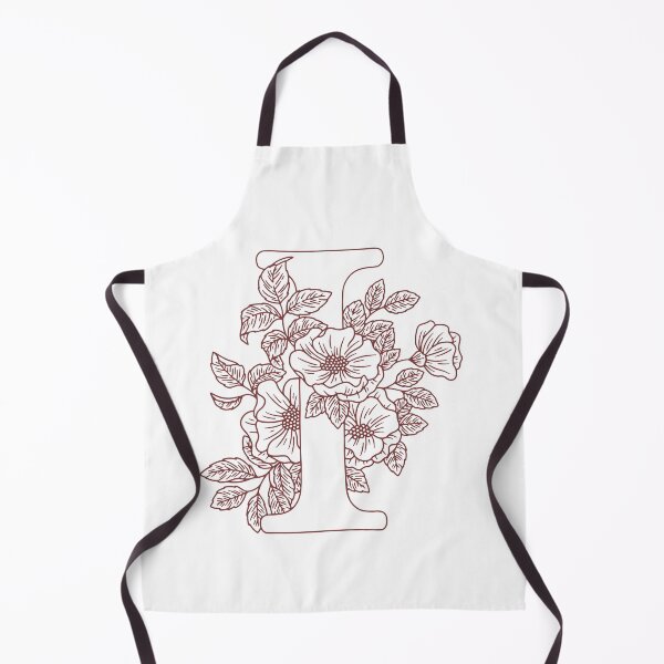 Item preview, Floral wreath Monogram I (initial) designed and sold by Slangt-shirt.