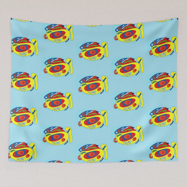 Item preview, Abstract on blue designed and sold by Melvyn Kahan.