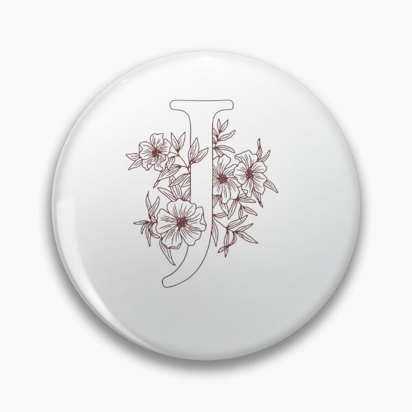 Item preview, Floral wreath Monogram J (initial)  designed and sold by Slangt-shirt.