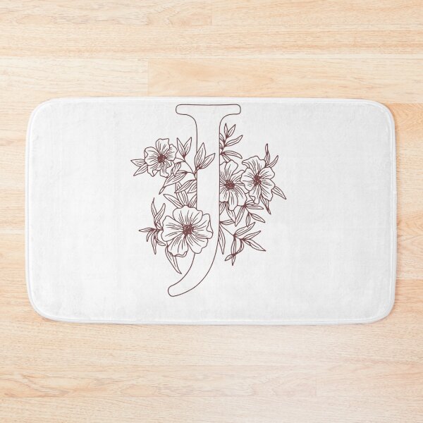 Item preview, Floral wreath Monogram J (initial)  designed and sold by Slangt-shirt.