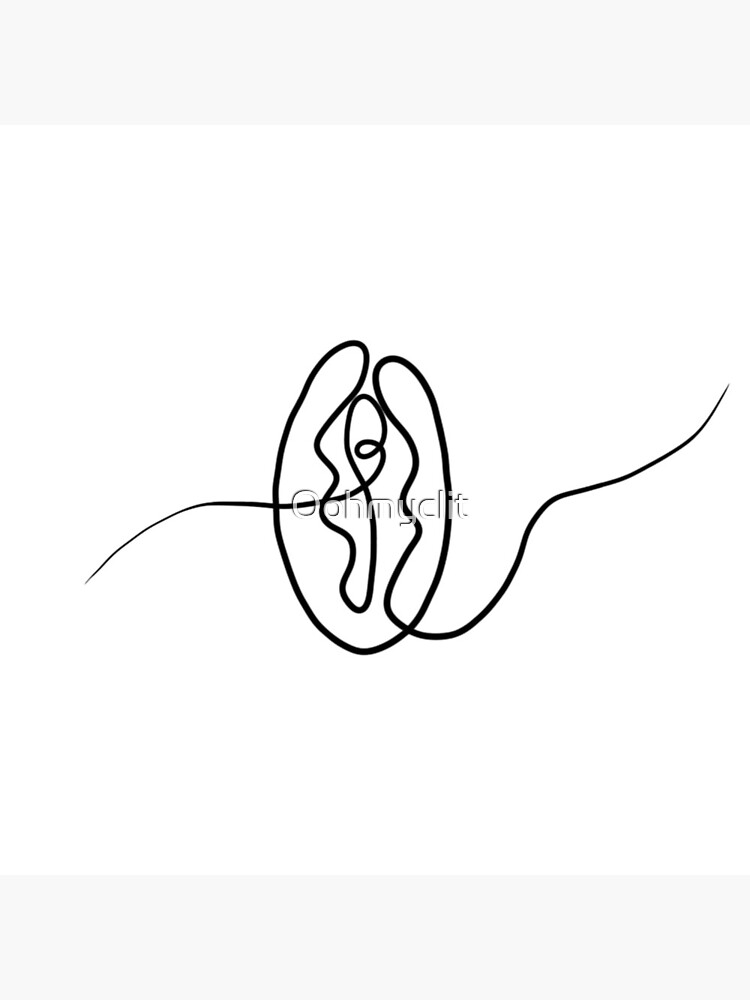 "Minimalist Vulva" Art Print for Sale by Oohmyclit Redbubble