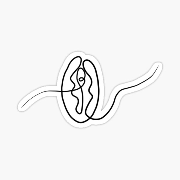 Aperçu de l'œuvre Vulve minimaliste créée et vendue par Oohmyclit.