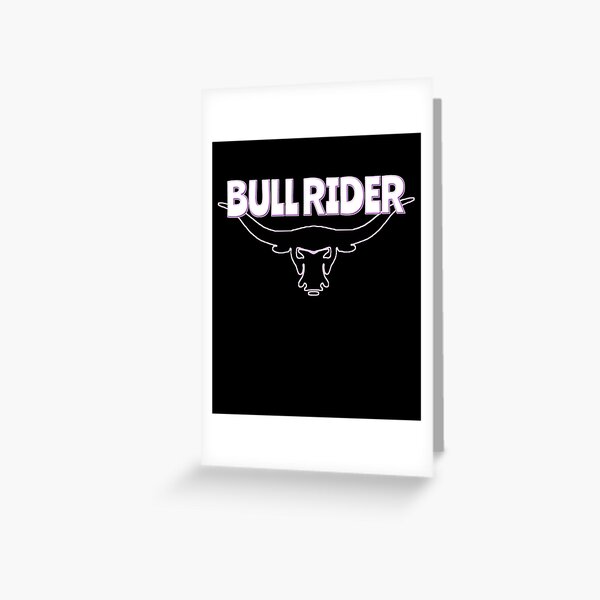 BullRider Hotwife Greeting Card