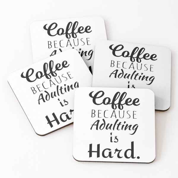 Item preview, Coffee Because Adulting Is Hard designed and sold by 4AllTimes.