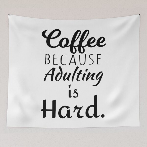 Item preview, Coffee Because Adulting Is Hard designed and sold by 4AllTimes.