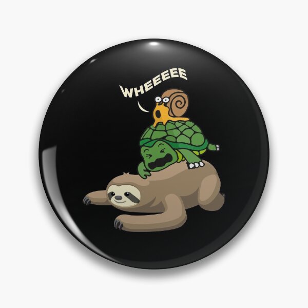 Item preview, Sloth Turtle Snail Sloth Wheee Funny designed and sold by MooonTees.