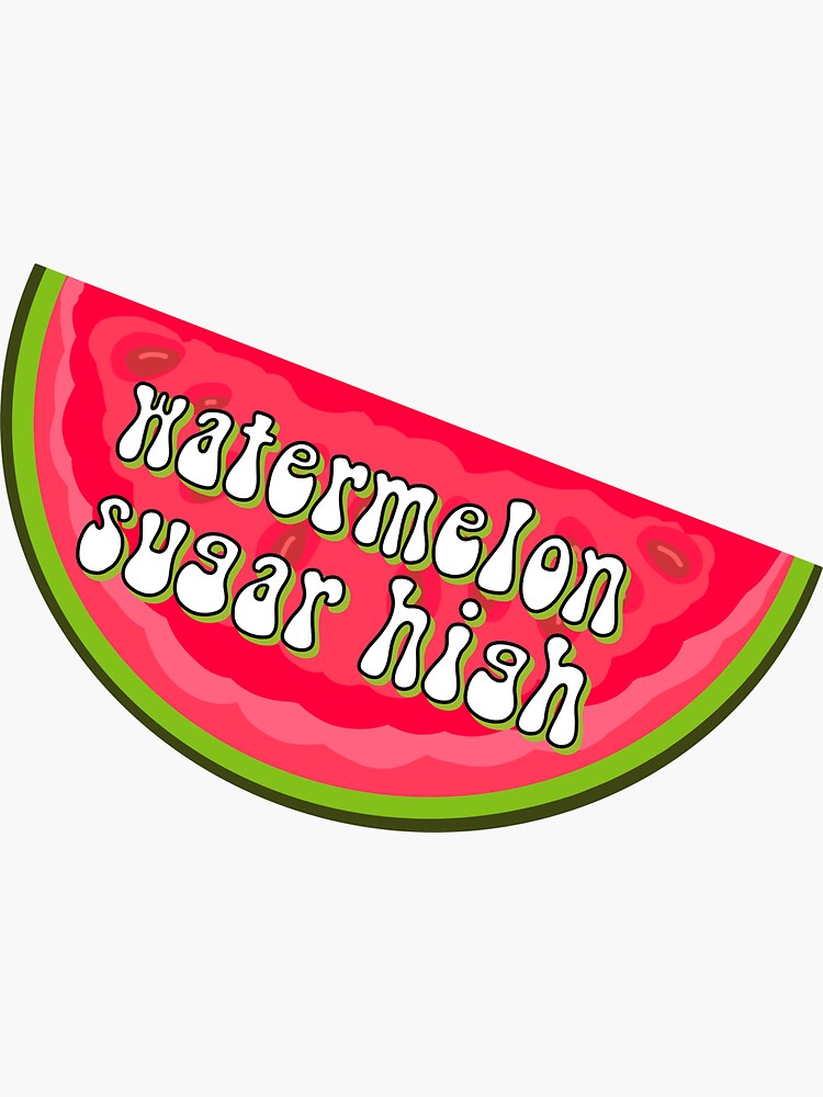 Watermelon Sugar Harry Styles Sticker For Sale By Shaylikespizza Redbubble 9657