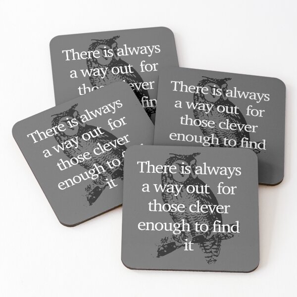 Item preview, There is always a way for those clever enough to find it - Percy Jackson quote designed and sold by 11ag.