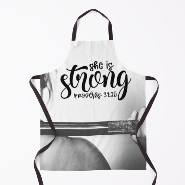 Item preview, She is Strong | Proverbs 31:25 | Christian Design designed and sold by Logic72.