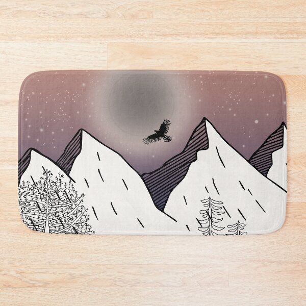 Item preview, Wanderlust peach sky silver moon designed and sold by RanitasArt.