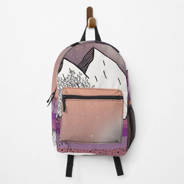 Item preview, Wanderlust peach sky silver moon designed and sold by RanitasArt.