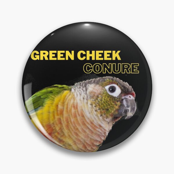 Item preview, green cheeck conure parrot lover quote designed and sold by L'Atelier Oranjade.