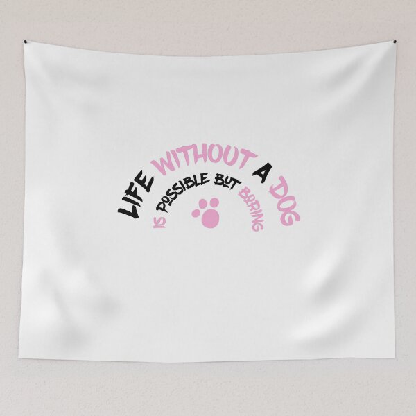 Item preview, Life without a dog is possible but boring,life without a dog is boring designed and sold by Rima-Store-19.