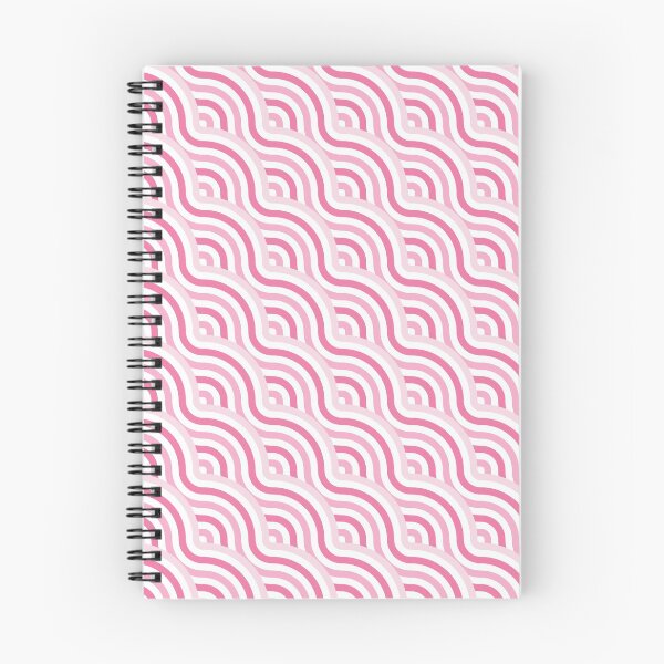 Item preview, Diagonal Waves Pattern – Pink designed and sold by RoguePatterns.