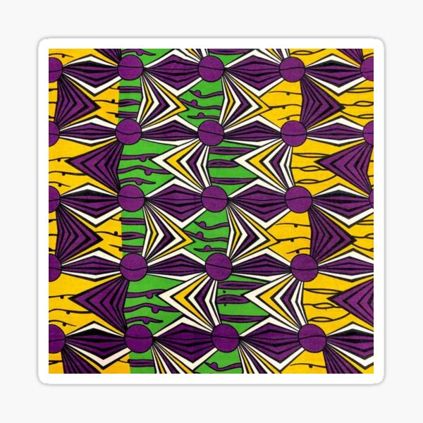 Item preview, Purple Colorful Beautiful African Wax Pattern designed and sold by africanvisuals.