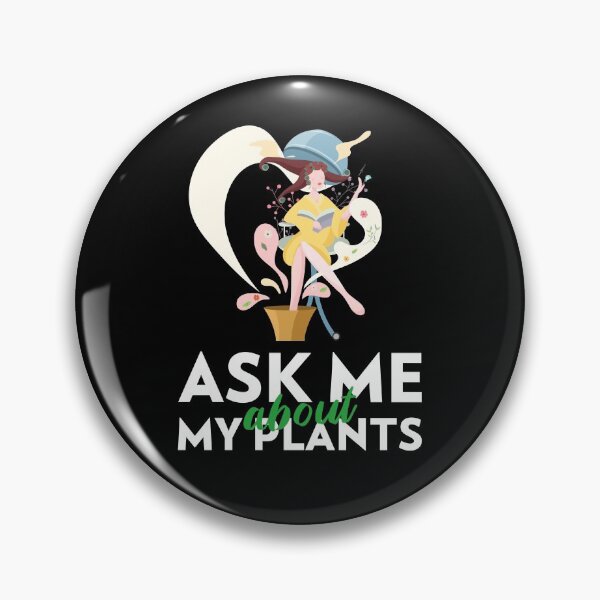 Item preview, Ask me about my plants - plant lover gift designed and sold by AESMdesigns.