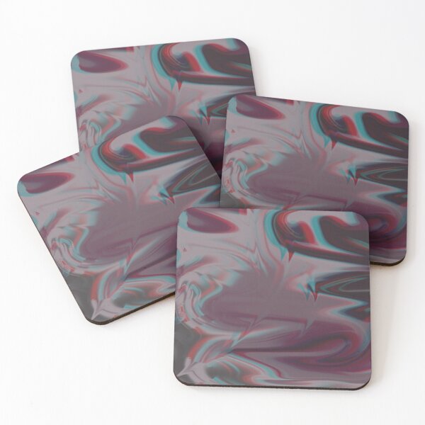 Item preview, Pychedelic Wavy Pattern Tie Dye Glitchy Paint Pouring  designed and sold by luchik-and-co.