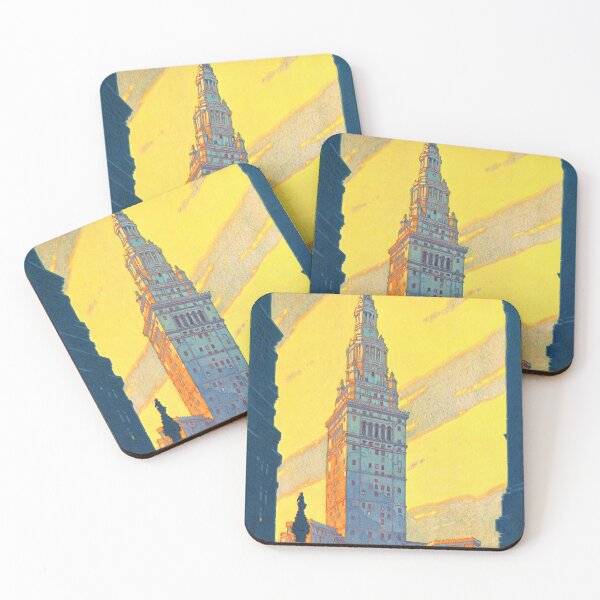Item preview, 1930 Vintage The New Union Terminal Cleveland New York Central Lines by Leslie Darrel Ragan designed and sold by digitalvintage.