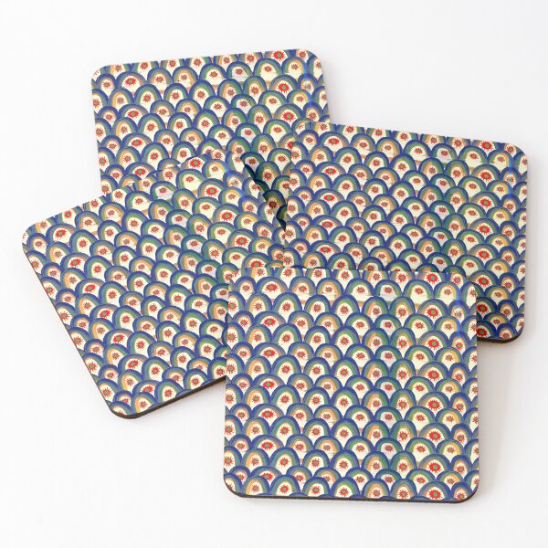 Item preview, autumn evil eye pattern designed and sold by alisonbbentley.
