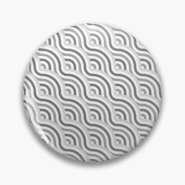 Item preview, Diagonal Waves Pattern – Gray designed and sold by RoguePatterns.