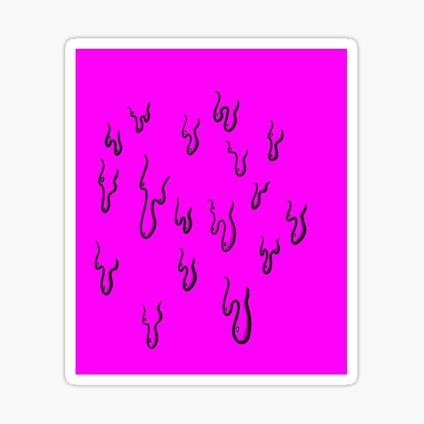 "Pink Goop!" Sticker for Sale by dodjira Redbubble