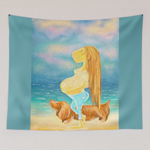 Item preview, Happiness (Artist Cathy Chaton) designed and sold by x8gallery.